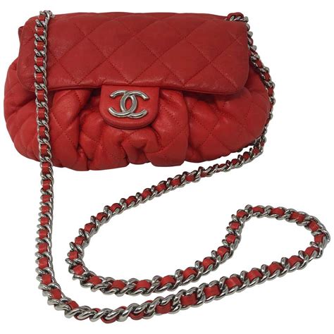 chanel crossbody bag red|authentic chanel crossbody bag.